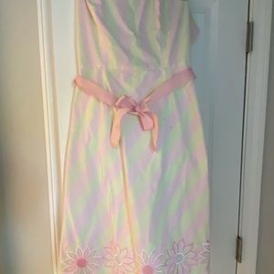 Lily Pulitzer size 8 strapless dress